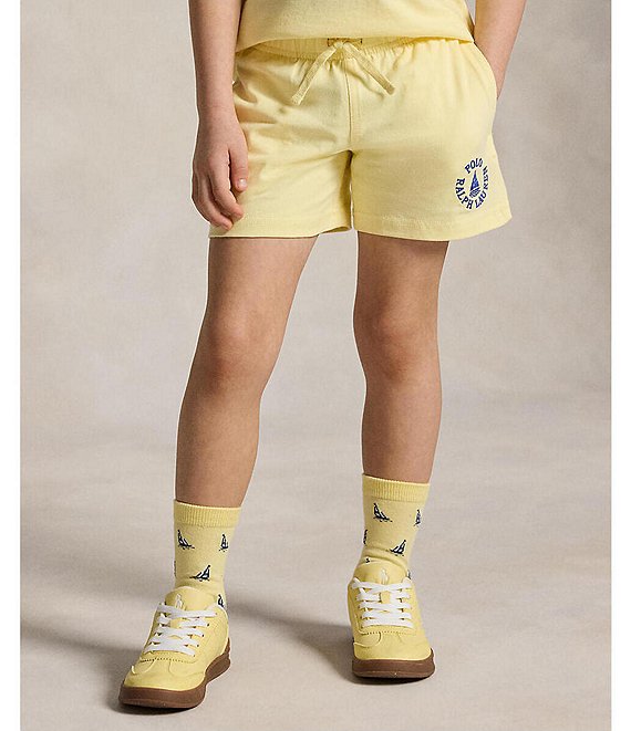 RALPH LAUREN NIÑO SHORT 16/1 JERSEY T-BIRD YELLOW