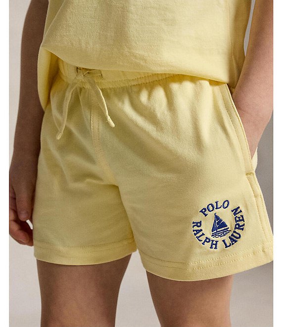 RALPH LAUREN NIÑO SHORT 16/1 JERSEY T-BIRD YELLOW