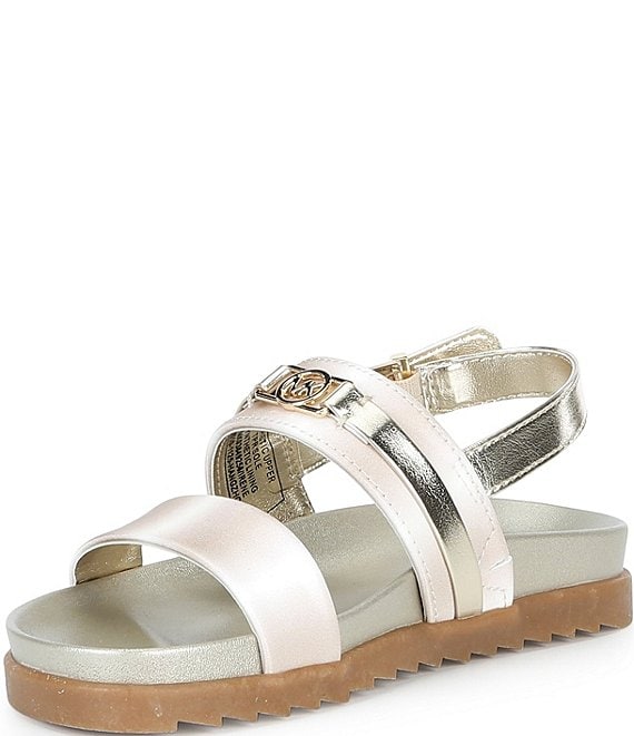 MICHAEL KORS NIÑA SANDALIA IRENE VANILLA CHAMELEON/PALE GOLD METALLIC