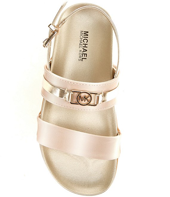 MICHAEL KORS NIÑA SANDALIA IRENE VANILLA CHAMELEON/PALE GOLD METALLIC