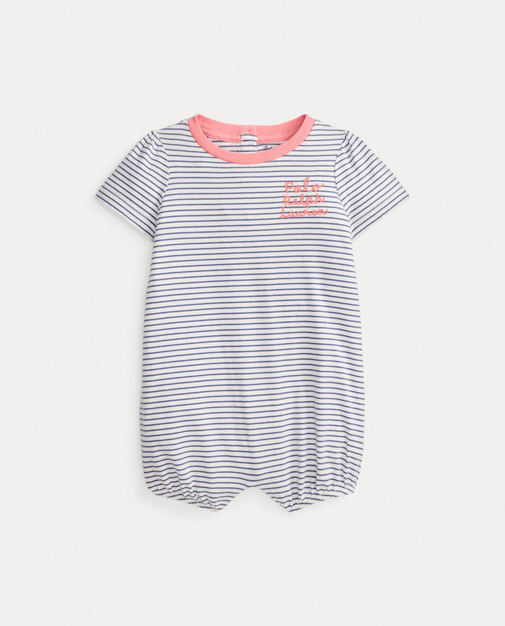 RALPH LAUREN BEBE NIÑA OVEROL YD JERSEY CLASSIC BLUE/WHITE STRIPE