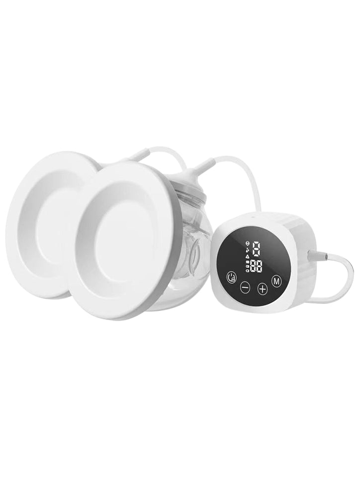 CUTEBABIES EXTRACTOR DE LECHE ELECTRICO MANOS LIBRE DOBLE BLANCO