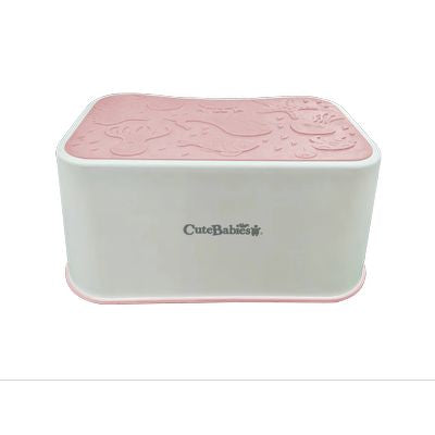 CUTEBABIES BANQUITO PARA BEBE STEP ROSADO