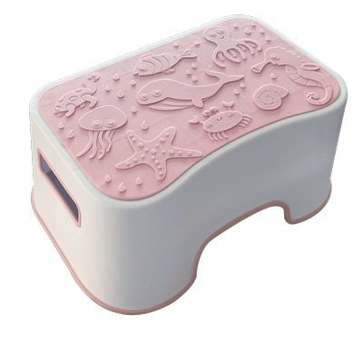CUTEBABIES BANQUITO PARA BEBE STEP ROSADO