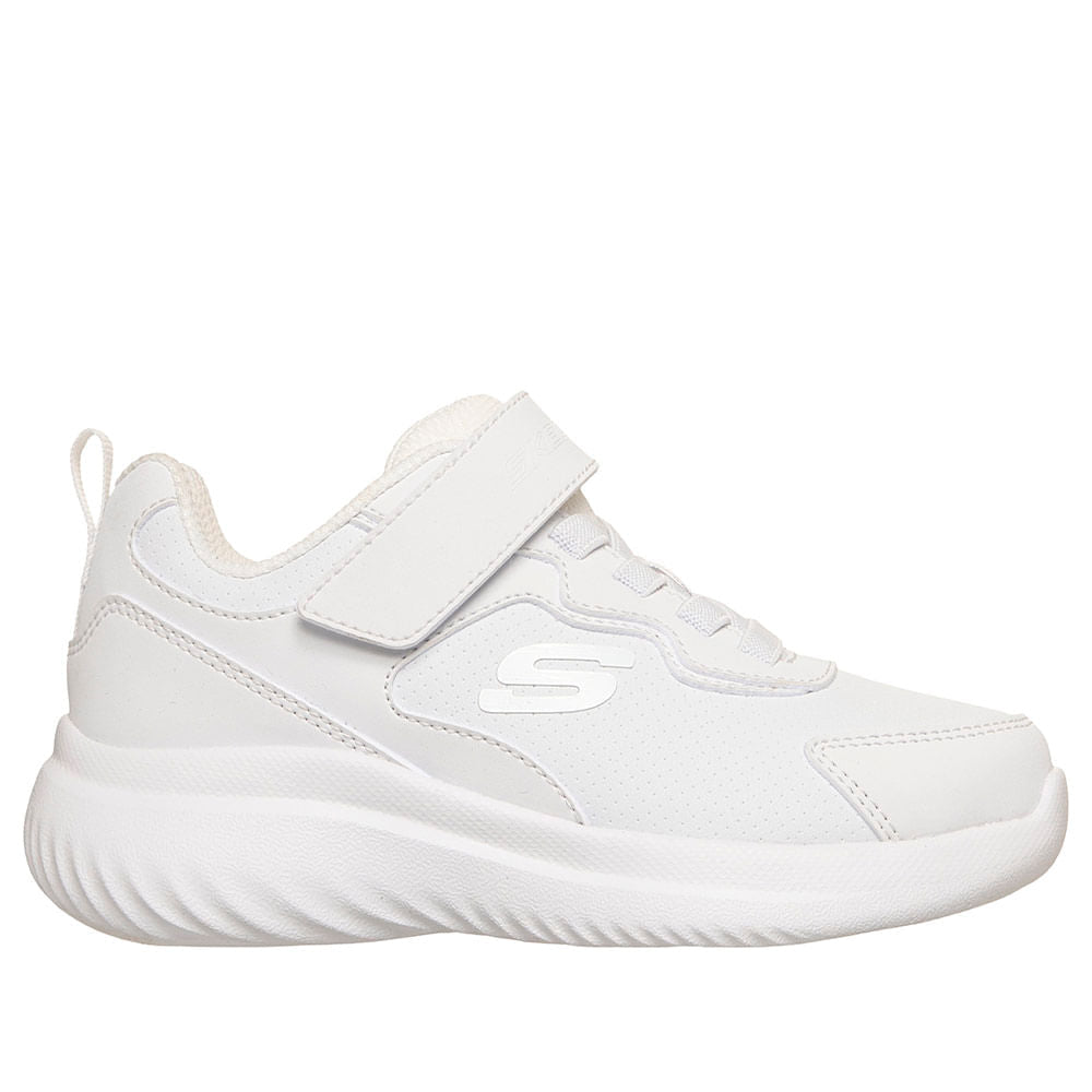 SKECHERS NIÑO ZAPATILLA ESCOLAR BOUNDER 2.0 WHITE