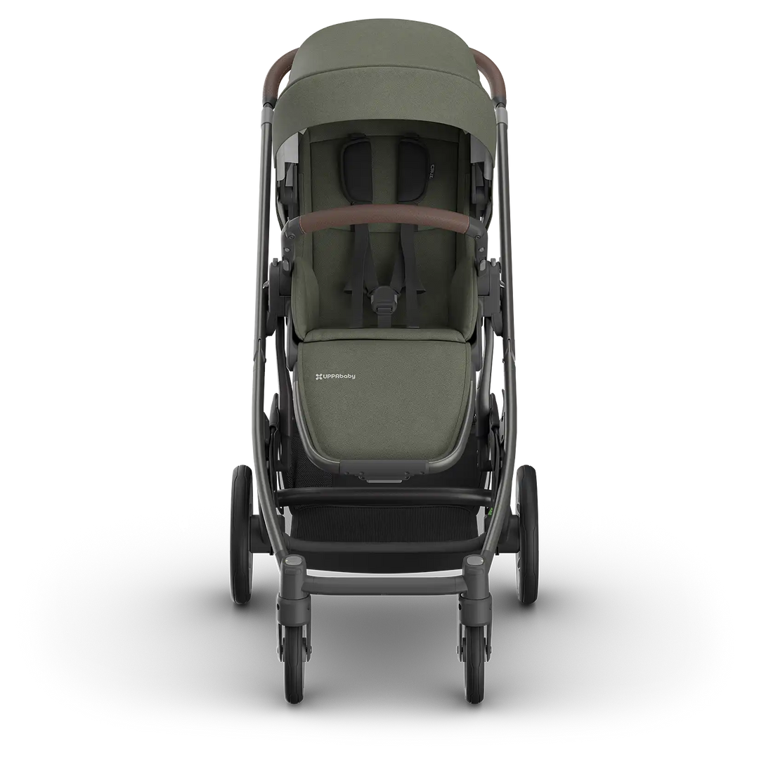 Uppababy Coche Vista V3 Stroller Evelyn Meadow Green/Graphite Frame
