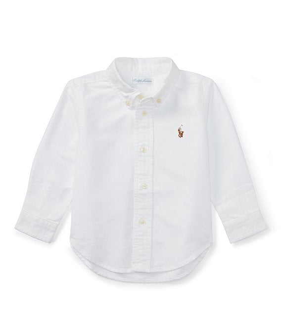 RALPH LAUREN BEBE NIÑO CAMISA WHITE