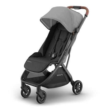 Uppababy Coche Minu V3 Stroller Greyson Charcoal Mélange/Carbon Frame/Saddle Leather