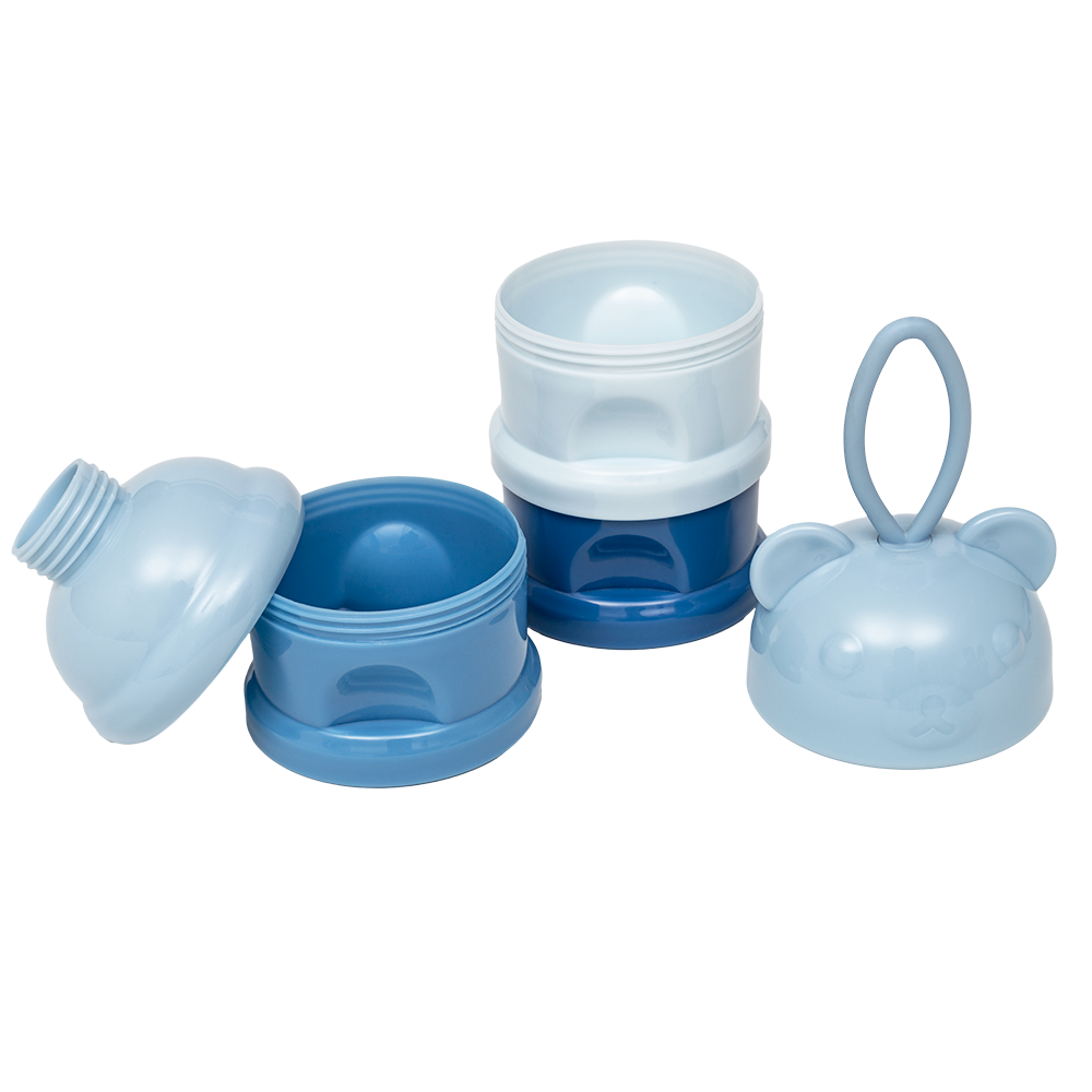 BUBA TARROS APILABLES PARA LECHE EN POLVO Y SNACK AZUL