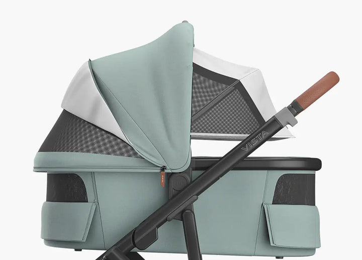 Uppababy Bassinet V3 Kenzi Mystic Aqua Carbon Frame