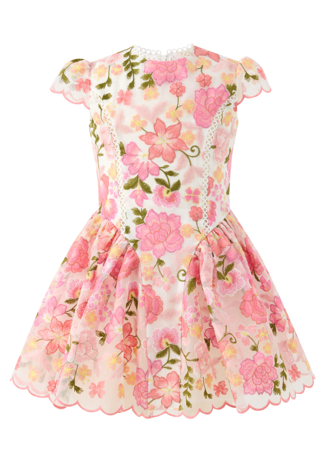 MARLO NIÑA VESTIDO AVERY EMBROIDERED MINI FLORAL