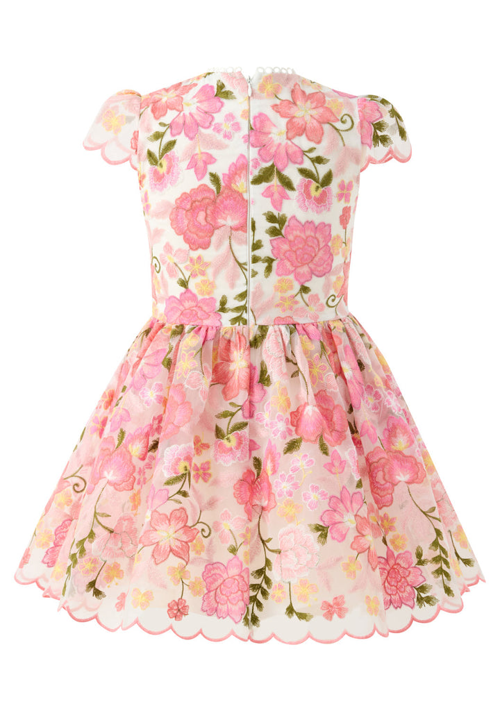 MARLO NIÑA VESTIDO AVERY EMBROIDERED MINI FLORAL