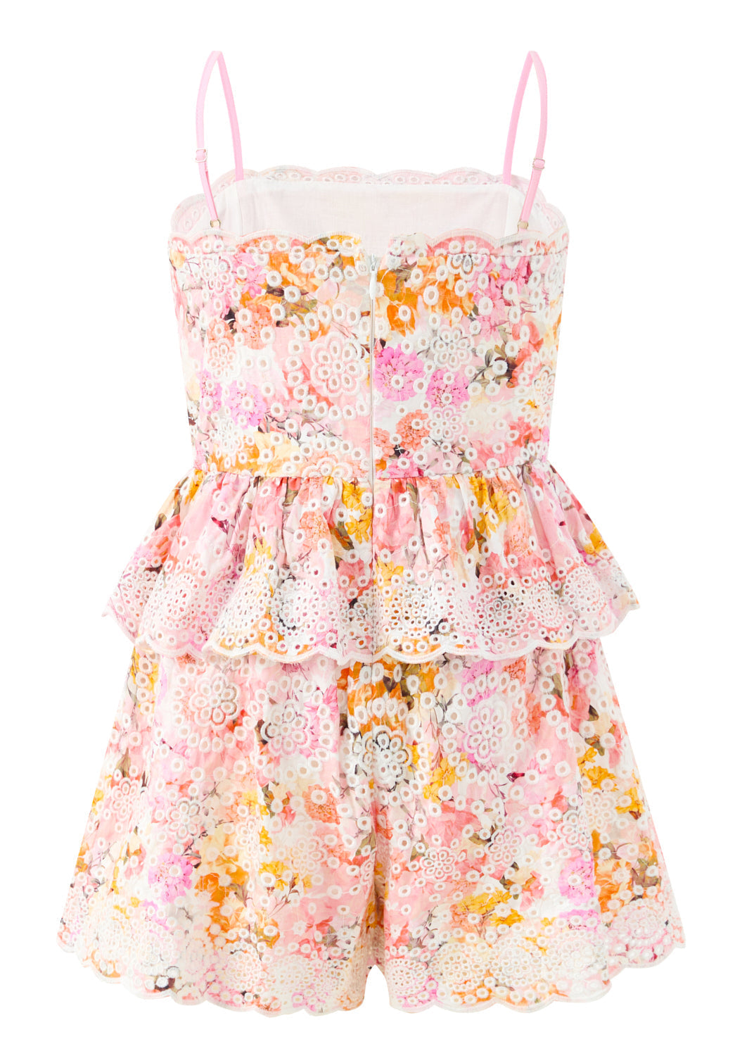 MARLO NIÑA ROMPER ALESSIA EMBROIDERED FLORAL