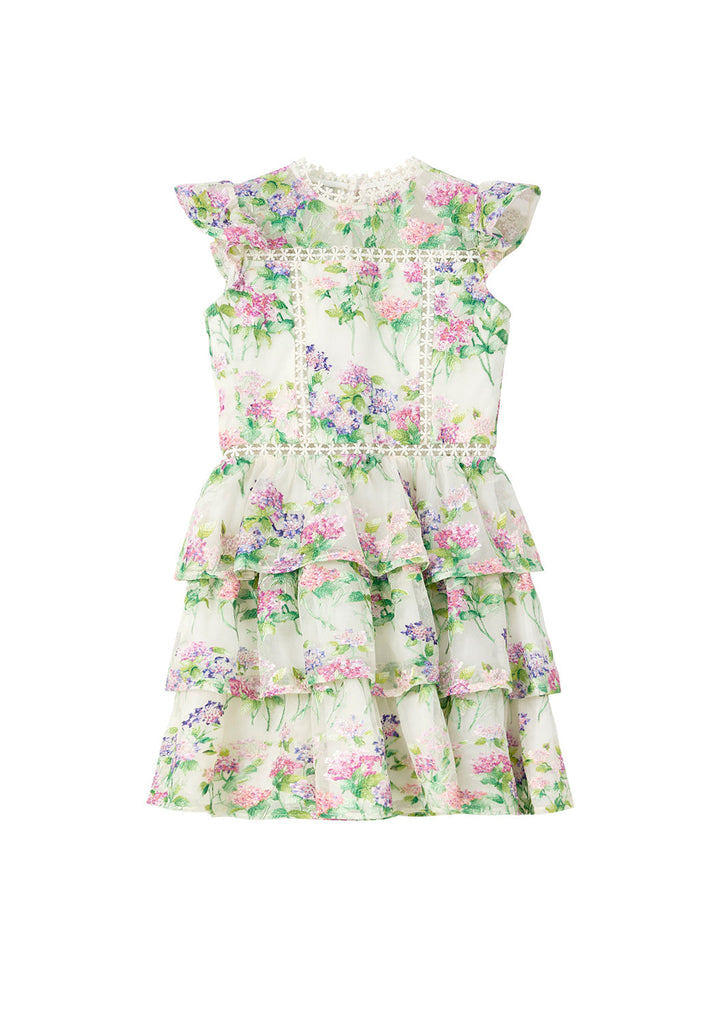 MARLO NIÑA VESTIDO CLEMENTINE EMBROIDERED MINI FLORAL