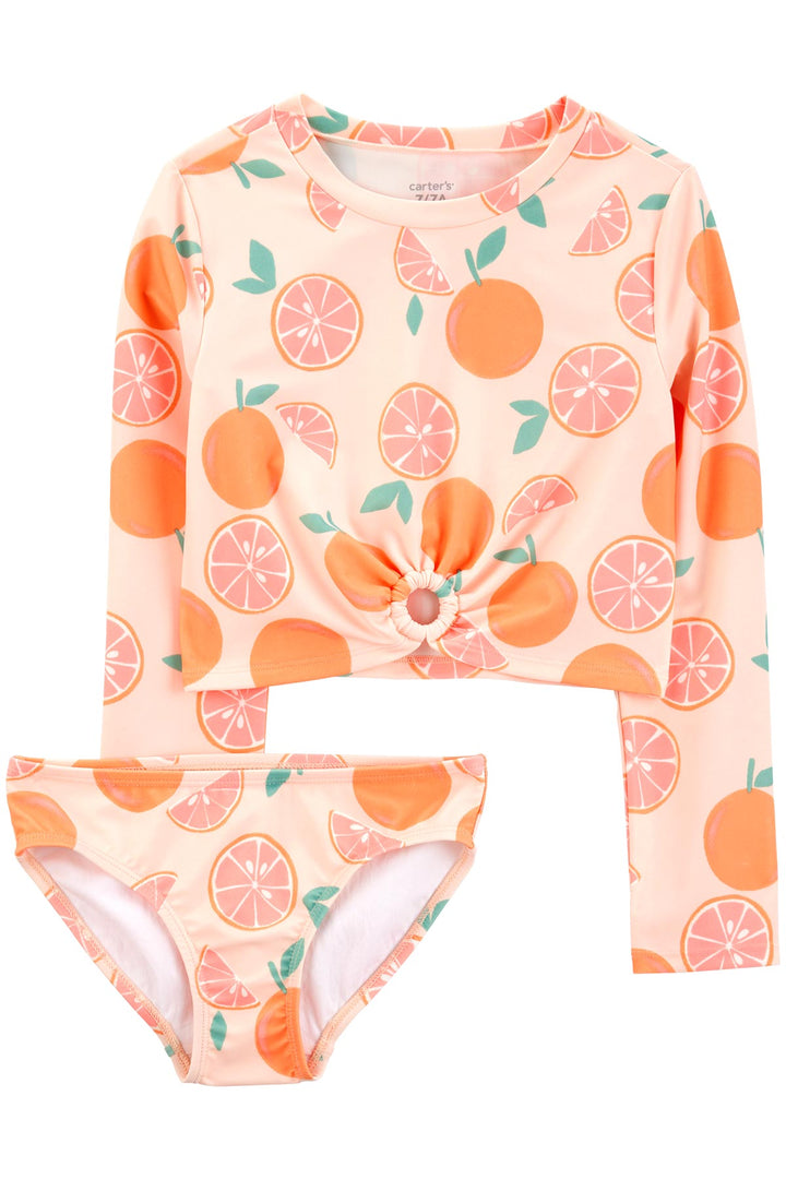 CARTERS NIÑA VESTIDO DE BAÑO RG ORANGE 2PK