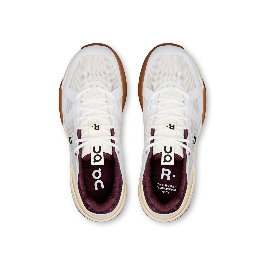 ON NIÑO ZAPATILLA THE ROGER CH PRO YOUTH WHITE/MAROON