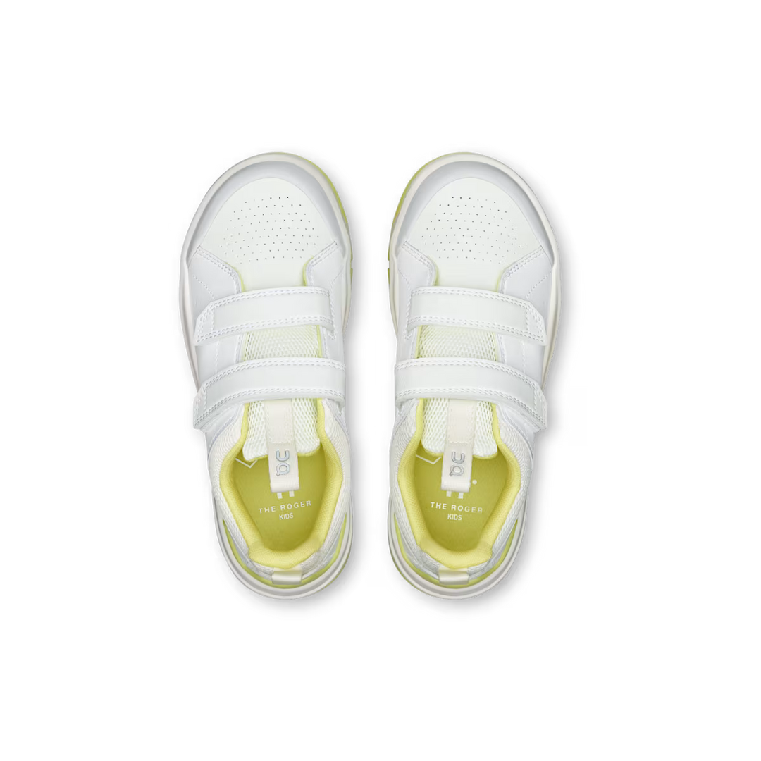 ON NIÑO ZAPATILLA THE ROGER WHITE/LIMELIGHT