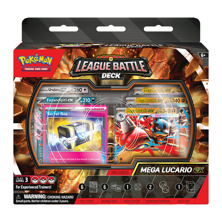POKEMON MEGA LUCARIO EX LEAGUE BATTLE DECK