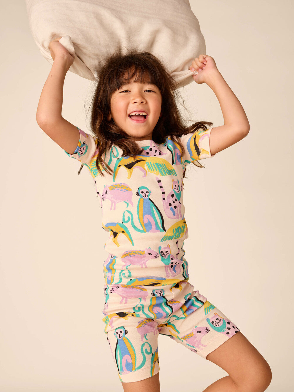 TEA COLLECTION NIÑA PIJAMA IN YOUR DREAMS BRAZILIAN ANIMAL FRIENDS