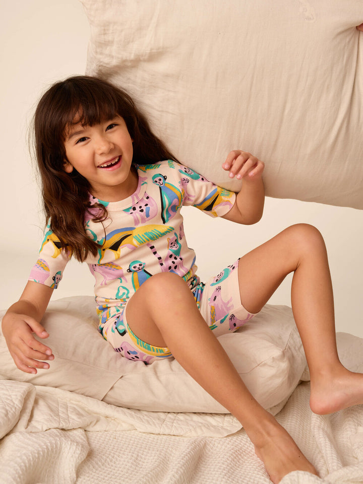 TEA COLLECTION NIÑA PIJAMA IN YOUR DREAMS BRAZILIAN ANIMAL FRIENDS