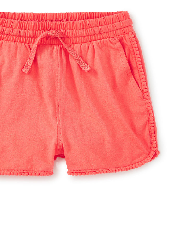 TEA COLLECTION NIÑA SHORT POM-POM GYM SUNSET PINK