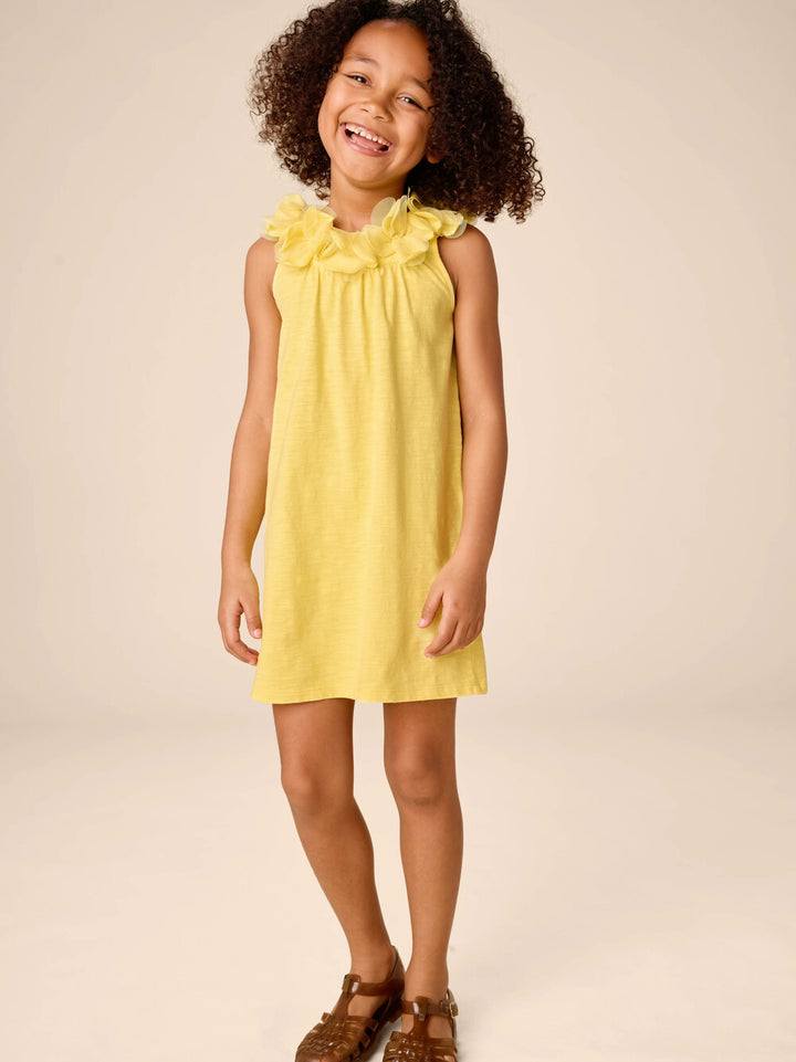 TEA COLLECTION NIÑA VESTIDO BLOOMING LILY SHIFT YUZU