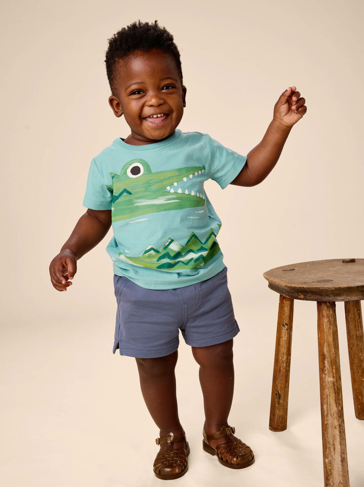 TEA COLLECTION NIÑO TSHIRT BABY CAIMAN PATINA