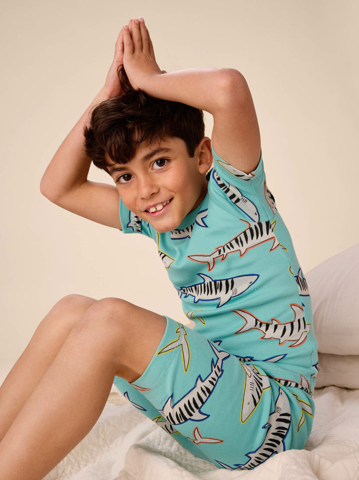 TEA COLLECTION NIÑO PIJAMA IN YOUR DREAMS TIGER SHARKS