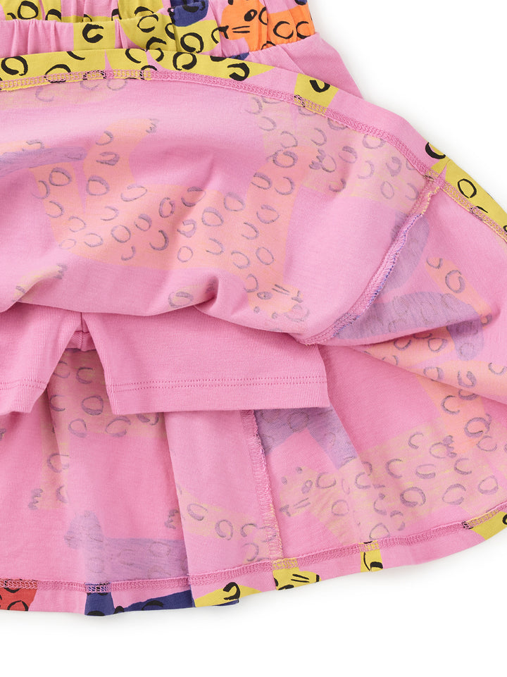 TEA COLLECTION NIÑA FALDA TWIRL BRIGHT JAGUARS