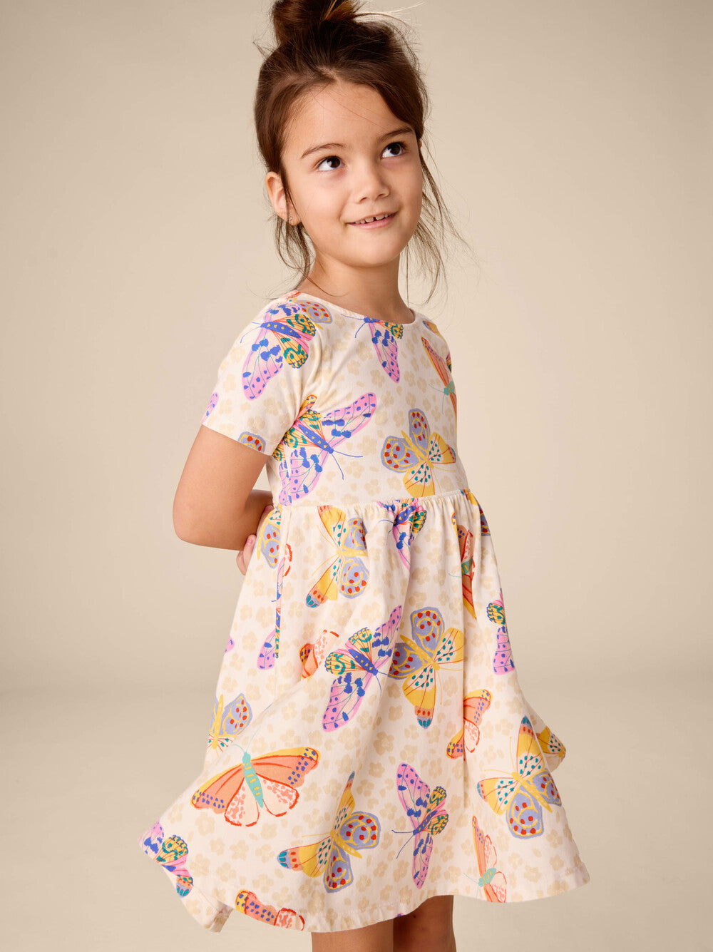 TEA COLLECTION NIÑA VESTIDO BALLET JAGUAR SPOT BUTTERFLIES