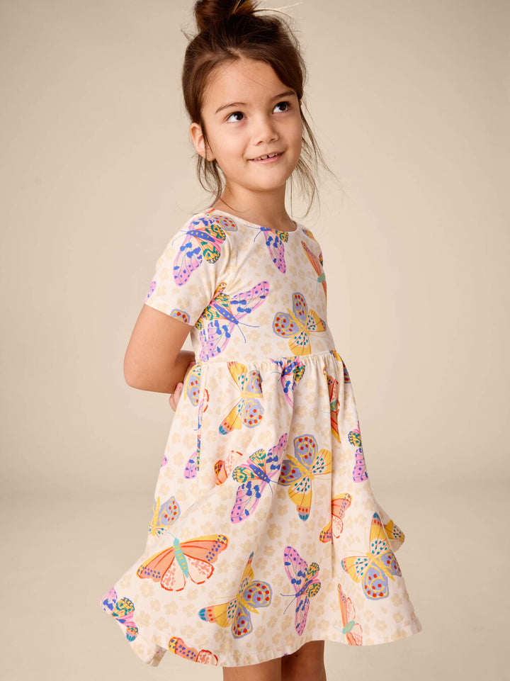 TEA COLLECTION NIÑA VESTIDO BALLET JAGUAR SPOT BUTTERFLIES