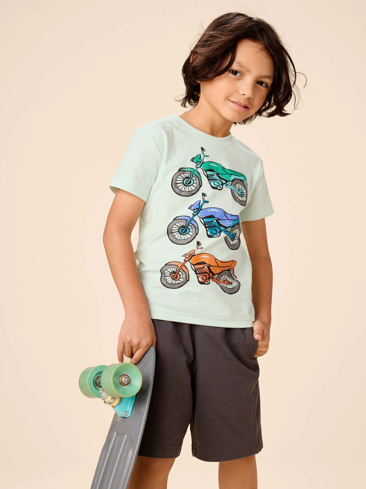 TEA COLLECTION NIÑO TSHIRT RIO RIDERS GARDEN PARTY