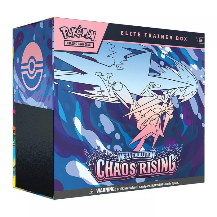 POKEMON MEGA EVOLUTION CHAOS RISING EXPANSION ELITE TRAINER BOX