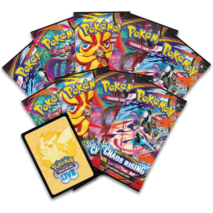 POKEMON MEGA EVOLUTION CHAOS RISING EXPANSION ELITE TRAINER BOX