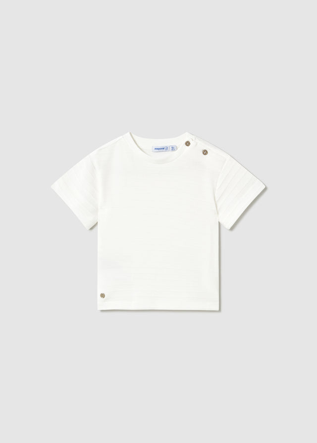 Mayoral Tshirt M/c Punto Estructura Nata para Niño