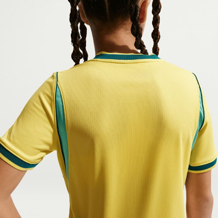 NIKE NIÑO TSHIRT CBF Y DF STAD HM CANARY/LIGHT MENTA/GEODE TEAL