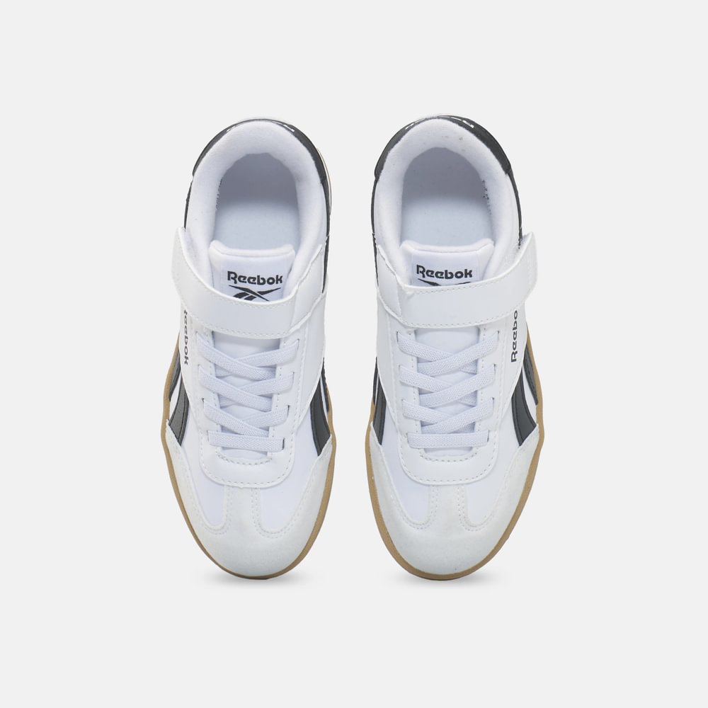 REEBOK NIÑO ZAPATILLA SMASH EDGE ELASTIC WHITE/BLACK