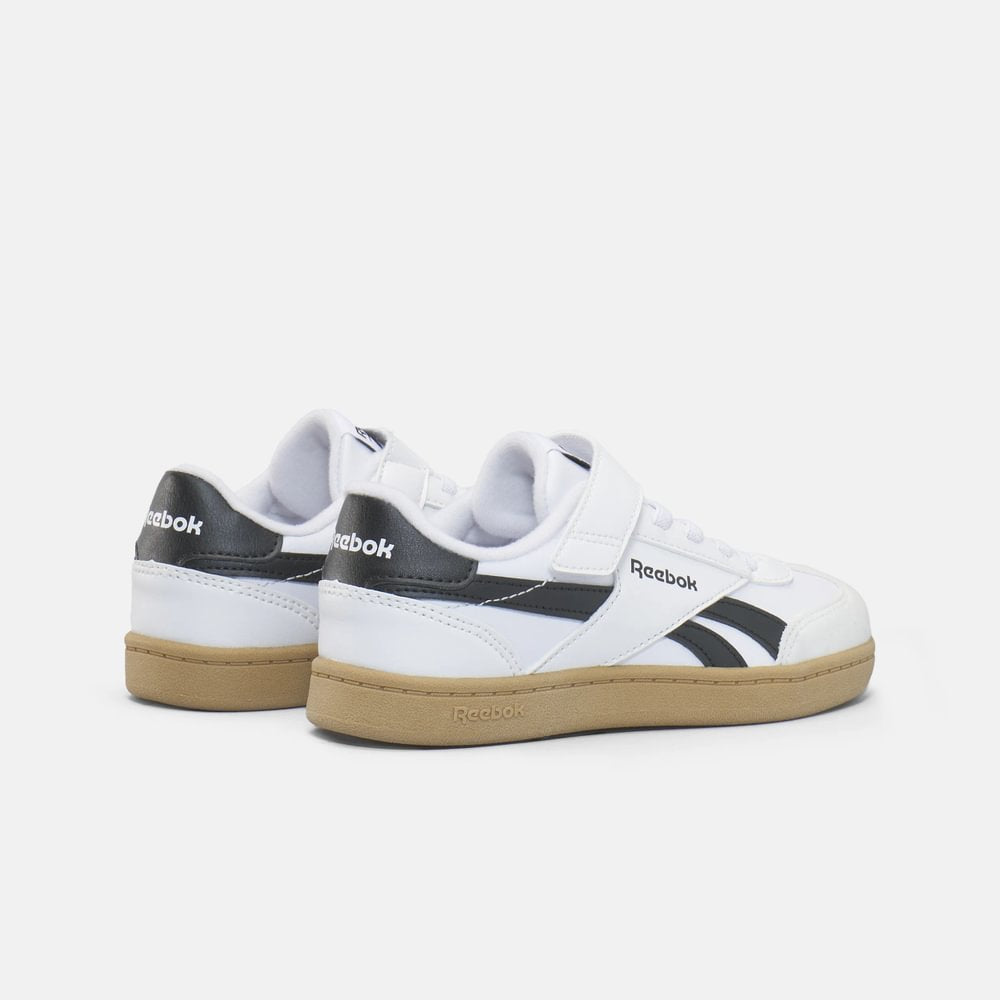 REEBOK NIÑO ZAPATILLA SMASH EDGE ELASTIC WHITE/BLACK