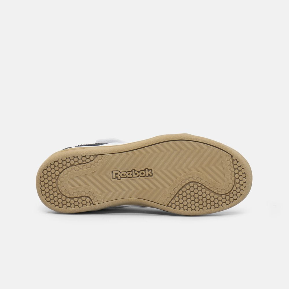 REEBOK NIÑO ZAPATILLA SMASH EDGE ELASTIC WHITE/BLACK