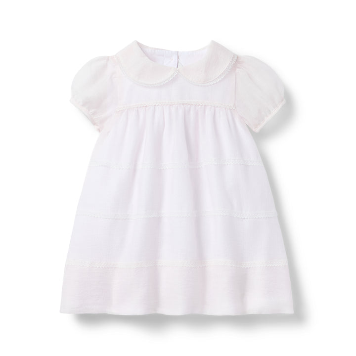 JANIE & JACK BEBE NIÑA VESTIDO PINK ORGANZA