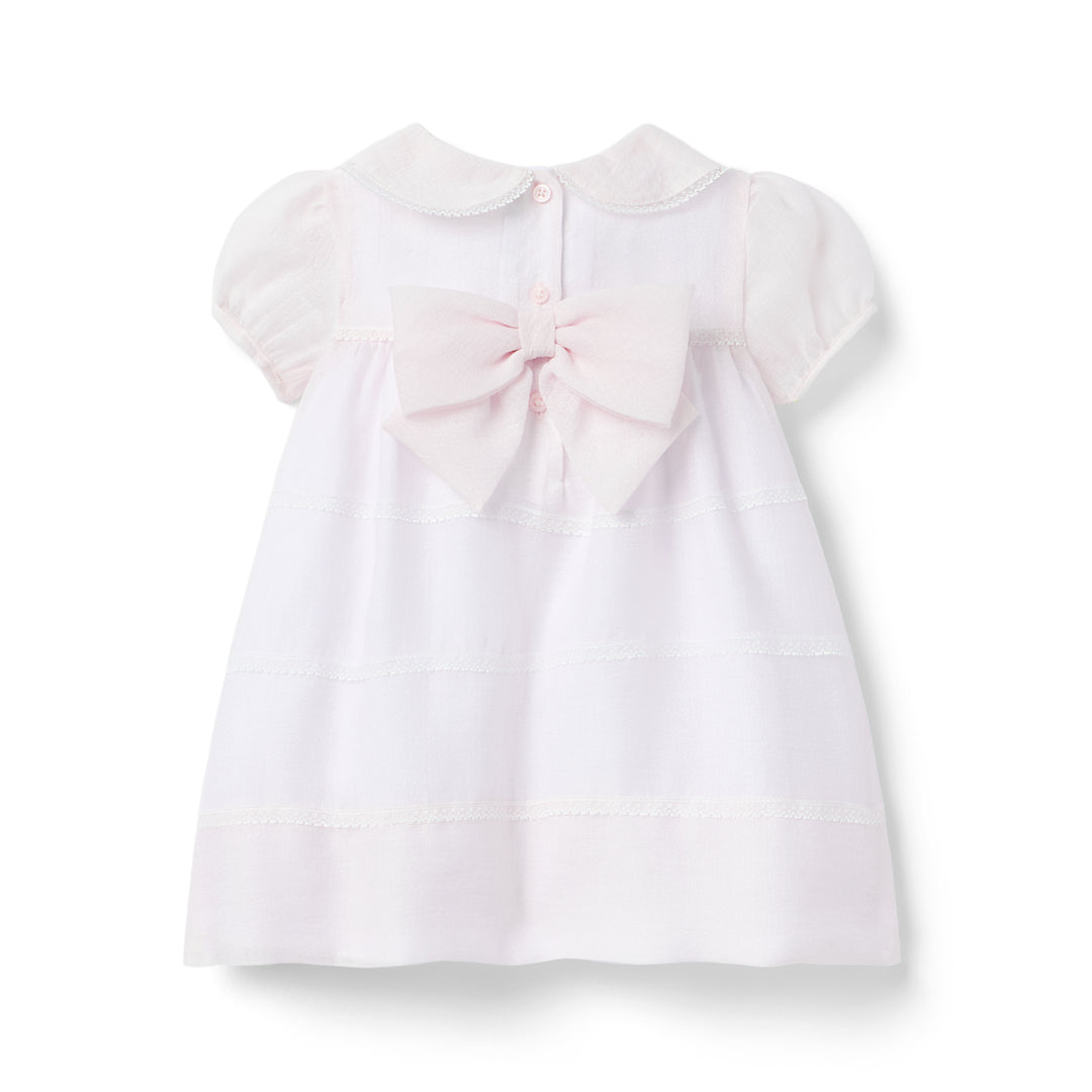JANIE & JACK BEBE NIÑA VESTIDO PINK ORGANZA