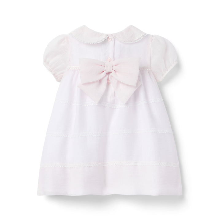 JANIE & JACK BEBE NIÑA VESTIDO PINK ORGANZA