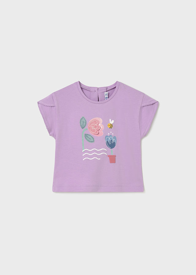 Mayoral Tshirt M/c Play Lilac para Niña
