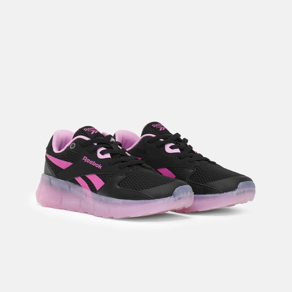REEBOK NIÑA ZAPATILLA ZIG N GLOW 2 ELASTIC BLACK/PINK