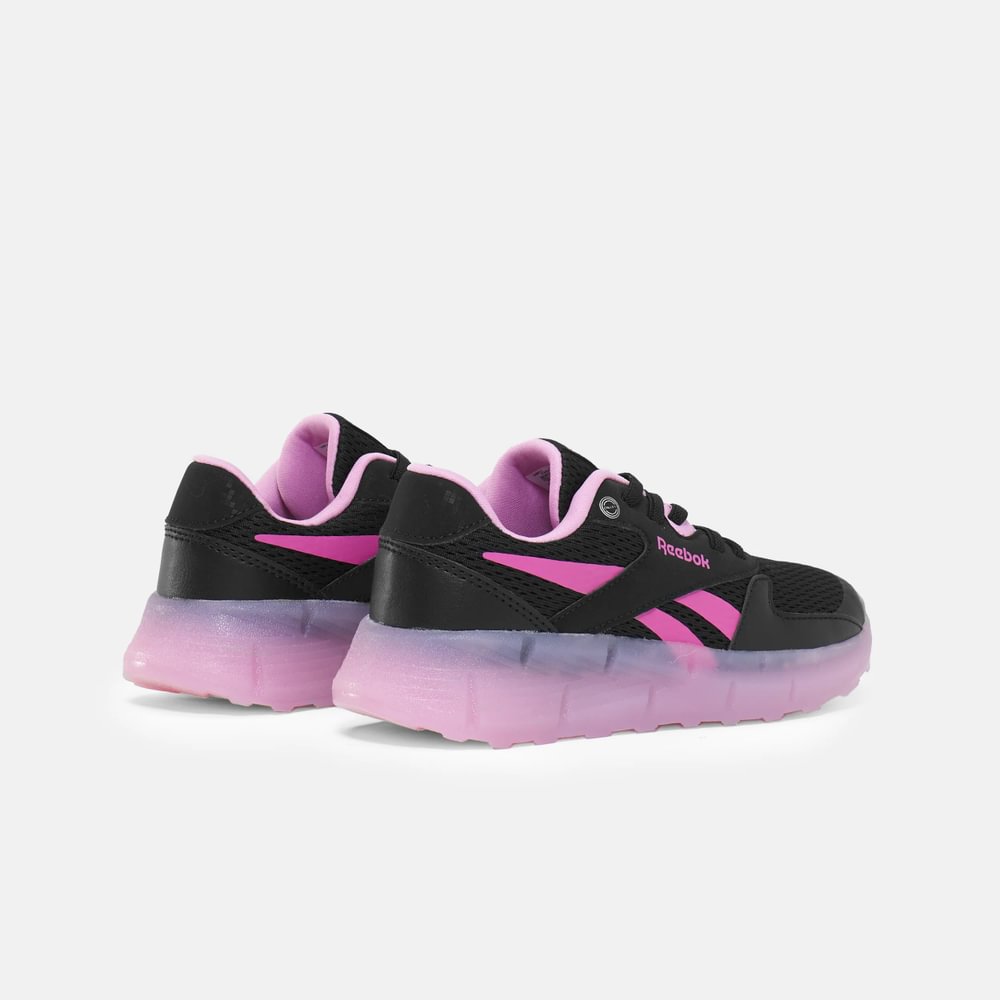 REEBOK NIÑA ZAPATILLA ZIG N GLOW 2 ELASTIC BLACK/PINK