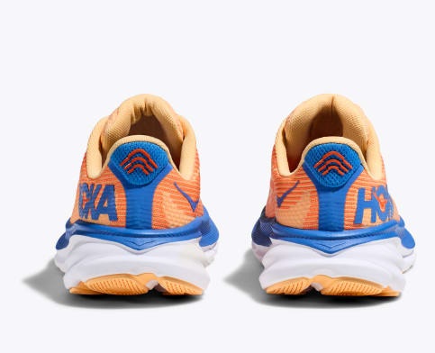 HOKA NIÑO ZAPATILLA CLIFTON 9 YOUTH VIBRANT ORANGE/IMPALA