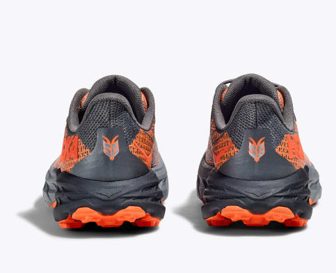 HOKA NIÑO ZAPATILLA SPEEDGOAT 5 YOUTH CASTLEROCK/VIBRANT ORANGE