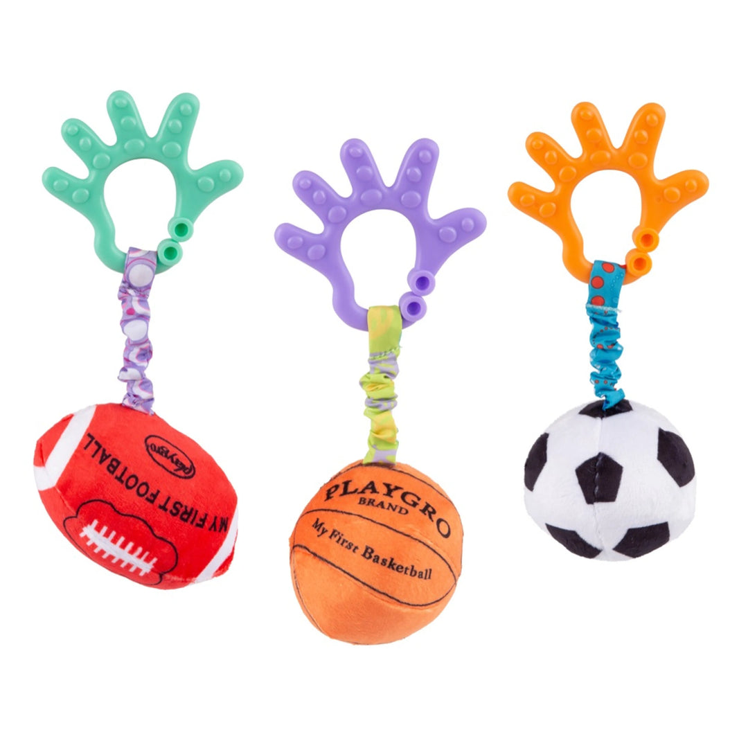 PLAYGRO PELOTAS DEPORTIVAS PARA BEBÉS 3PCS SURTIDOS