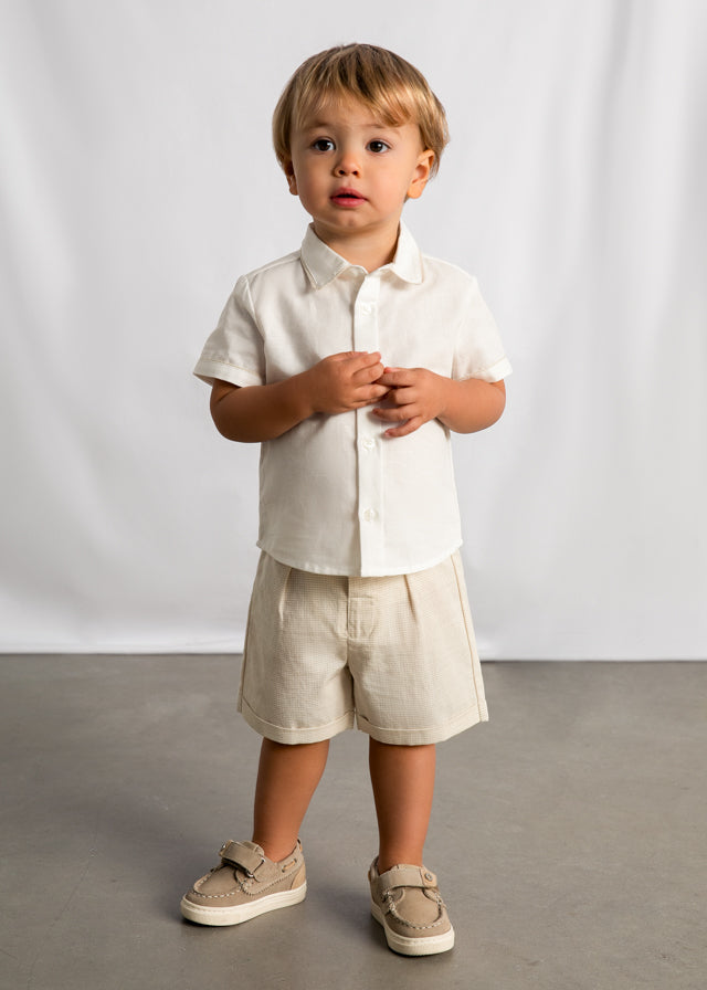Mayoral Conjunto De Short Lino Suiting Avena para Bebé Niño