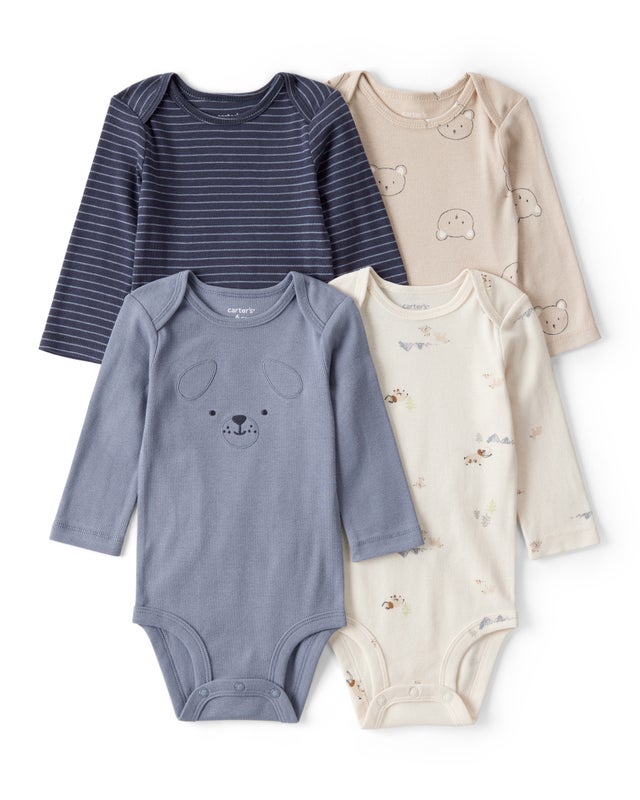 CARTERS BEBE NIÑO BODY SURTIDOS 4PCS